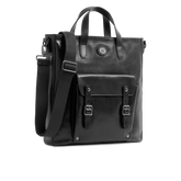 Leather and fabric briefcase with shoulder strap - Gifts Ideas under 500£ | The Bridge