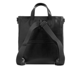 Leather and fabric briefcase with shoulder strap | The Bridge