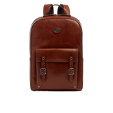 Zaino in pelle porta pc uomo una zip - Galileo Collection | The Bridge