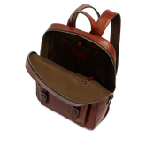 Men’s leather laptop backpack with one zip | The Bridge