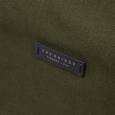 Leather and fabric men's backpack with front pocket | The Bridge