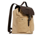 Men’s leather and fabric backpack | The Bridge