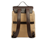 Men’s leather and fabric backpack | The Bridge