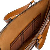 Herren-Lederaktentasche mit Schulterriemen | The Bridge