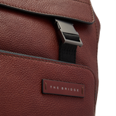 Men’s leather backpack with front flap | The Bridge