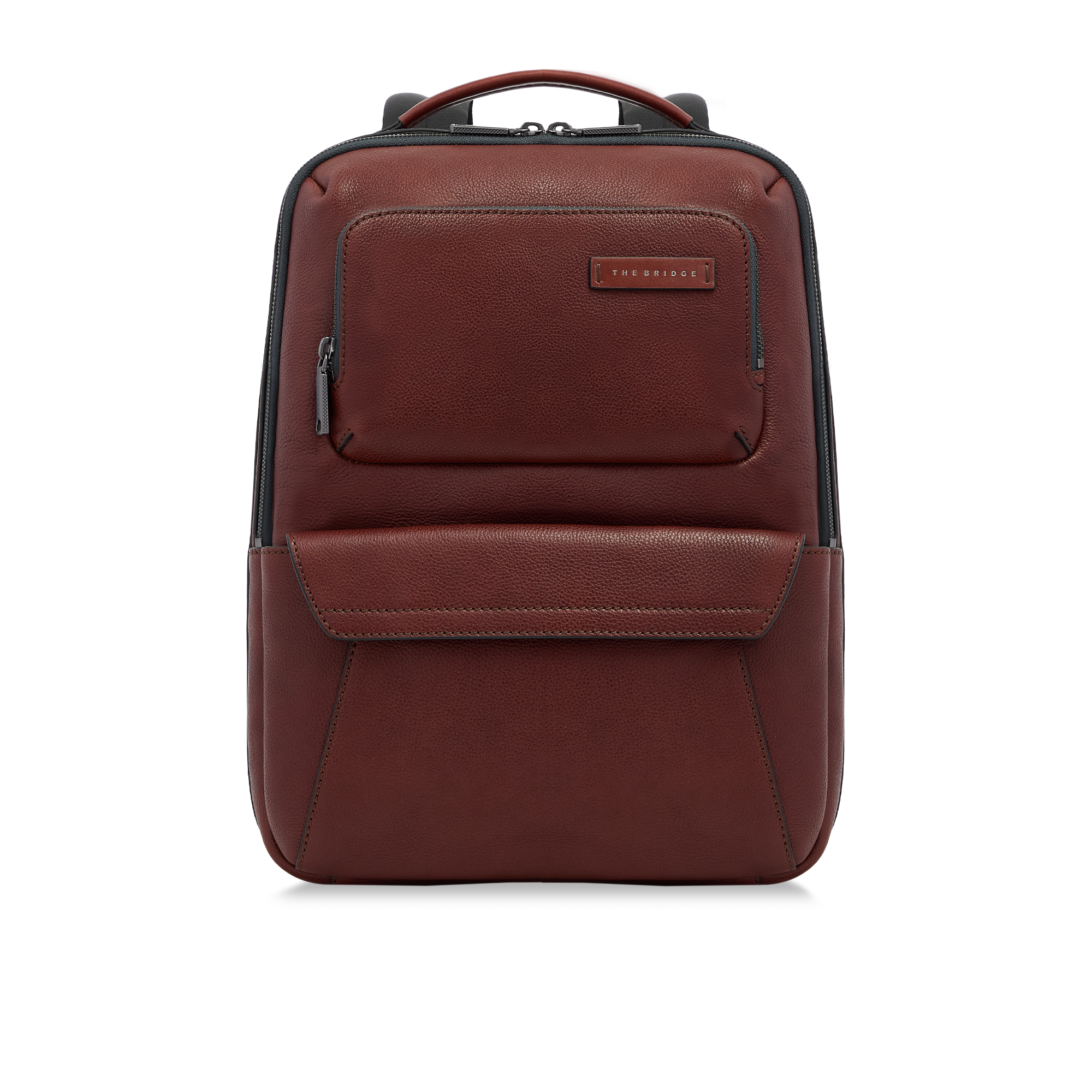 bridge leather backpack Men's laptop with two zips The Bridge mens backpack in leather with two zips Travel backpacks for men &