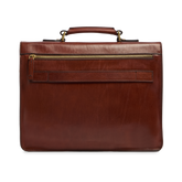 Herren Aktentasche Leder für Laptop mit Schulterriemen - Herrentaschen | The Bridge