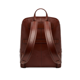 Men's leather laptop backpack one zip - Custom leather backpacks men | The Bridge