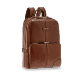 Zaino in pelle porta pc uomo due zip - Zaini da viaggio | The Bridge