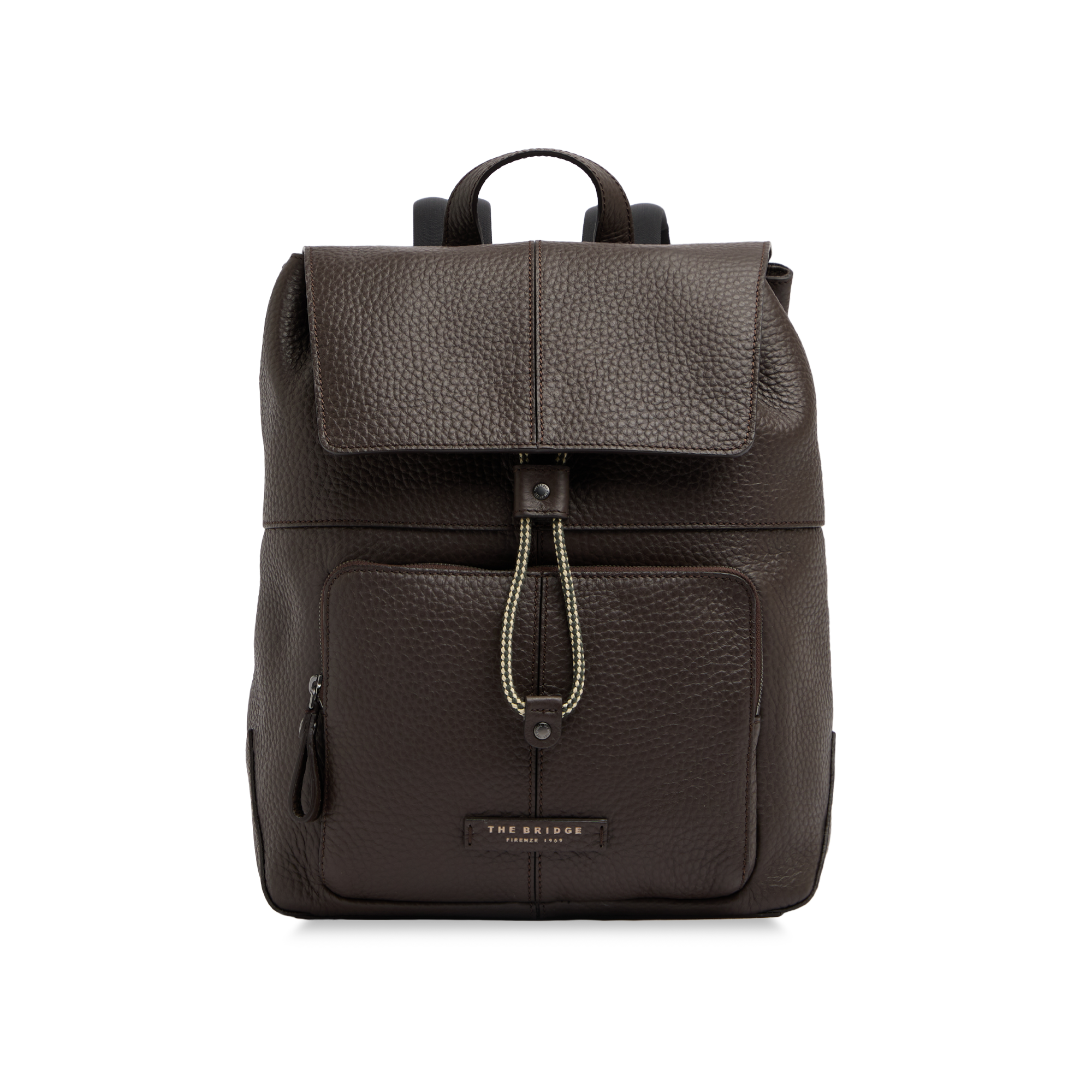 coronet faux leather backpack Men's Grained MOKA/ DARK RUTHENIUM Adjustable straps and a 8 ball Fly Fishing for Carp Model:INT50VISW - Gold