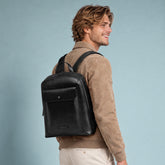Herren-Laptoprucksack aus Leder | The Bridge