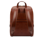 Men's leather laptop backpack with two zips - Custom leather backpacks men | The Bridge