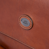 Leather backpack for men with front pockets | The Bridge