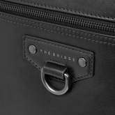 Men's leather backpack with single zip and front pocket | The Bridge