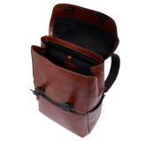 Men's leather backpack with flap closure | The Bridge