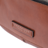 Leather men's belt bag with front zip | The Bridge
