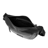 Leather men's belt bag with front zip | The Bridge