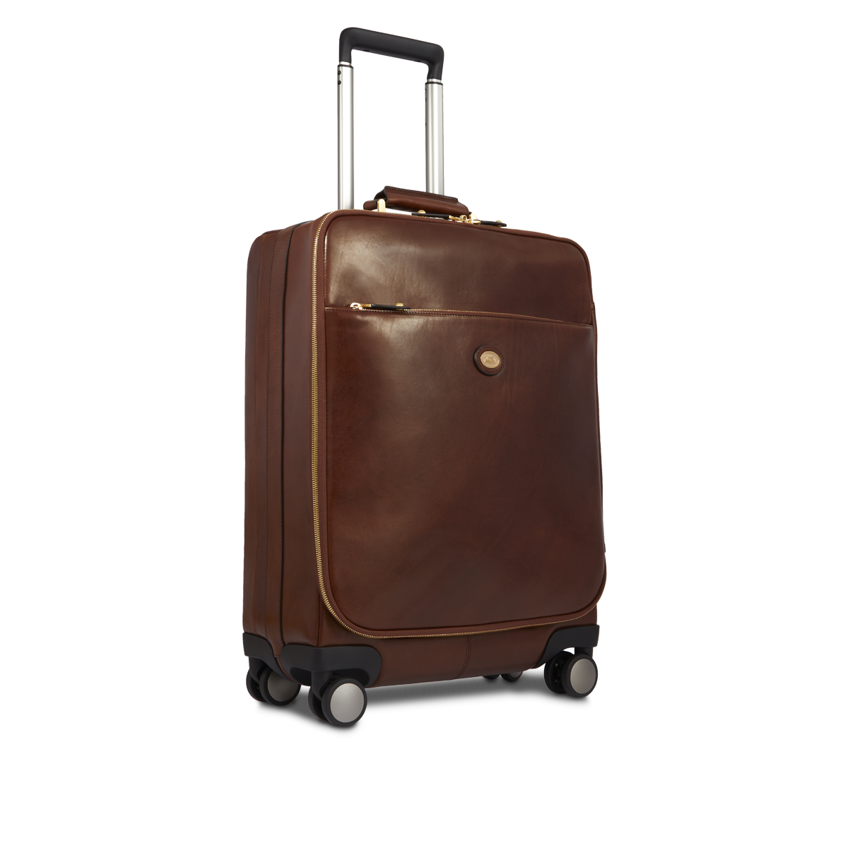 Leather trolley BROWN/GOLD The Bridge