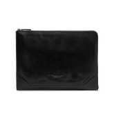 Leather Document Holder with Zip | The Bridge