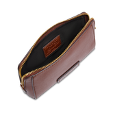 Leather wrist pouch with zip small size | The Bridge
