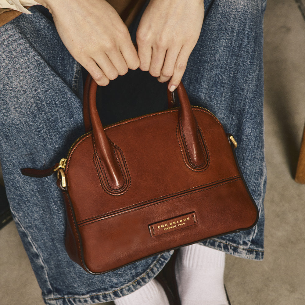 THE BRIDGE 大型トランクバッグ bridge-travel-bag-brown.webp