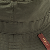 Cappello bucket con logo in pelle | The Bridge