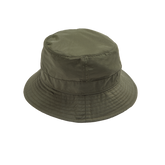 Cappello bucket con logo in pelle | The Bridge